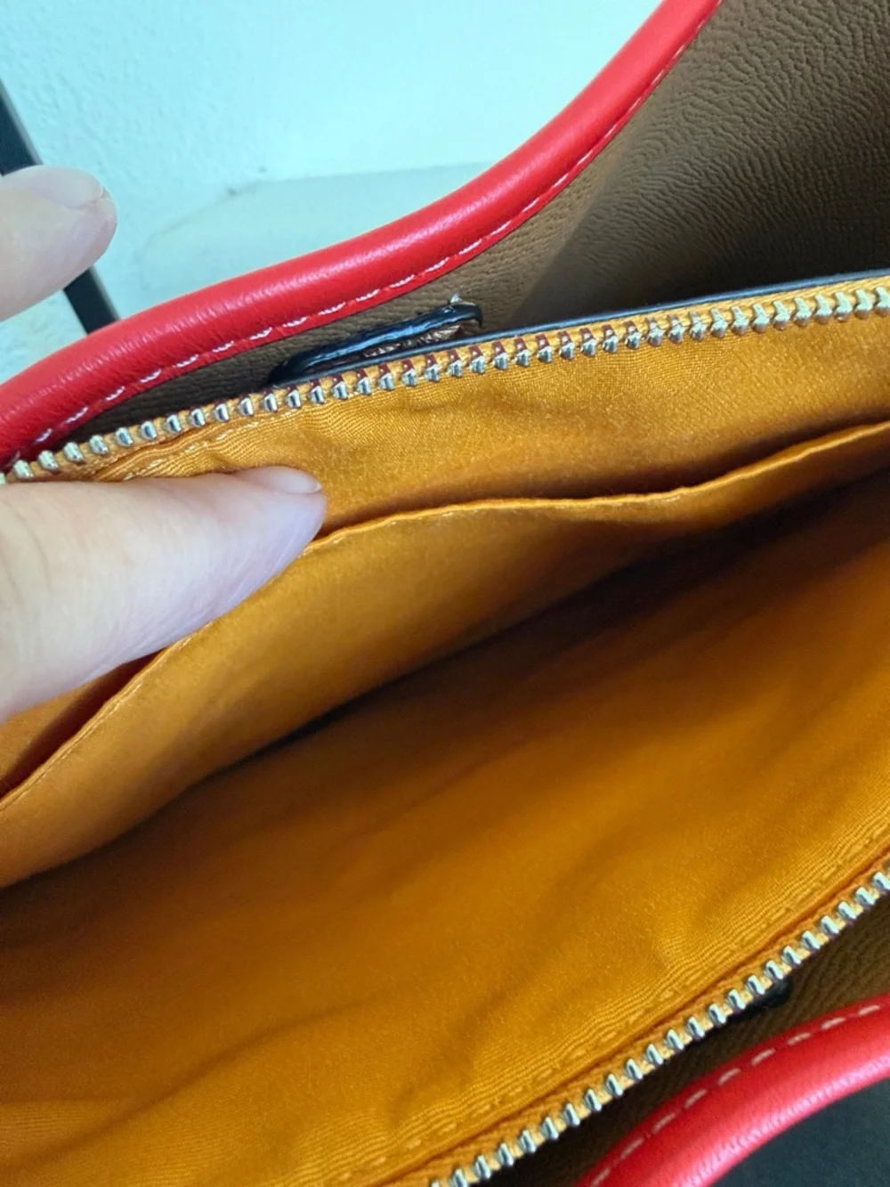 NWT Coach Colorblock Canvas Mollie Bucket Bag — Cream, Red, Navy & Yellow.